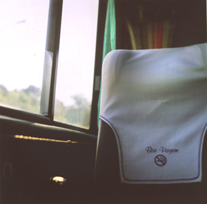 A Tour Bus Seat