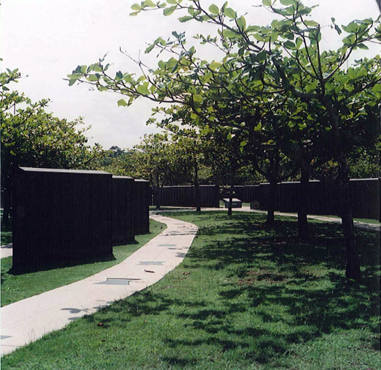 A peaceful scene at the Peace Museum