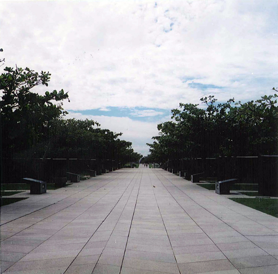 Peace Museum walkway