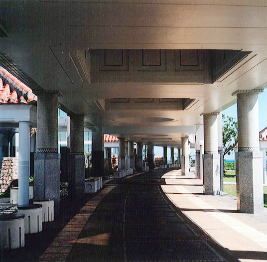 Corridor looking toward the ocean